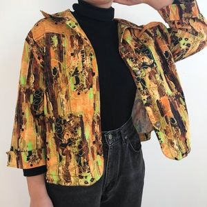 Funky fluorescent colorful jacket